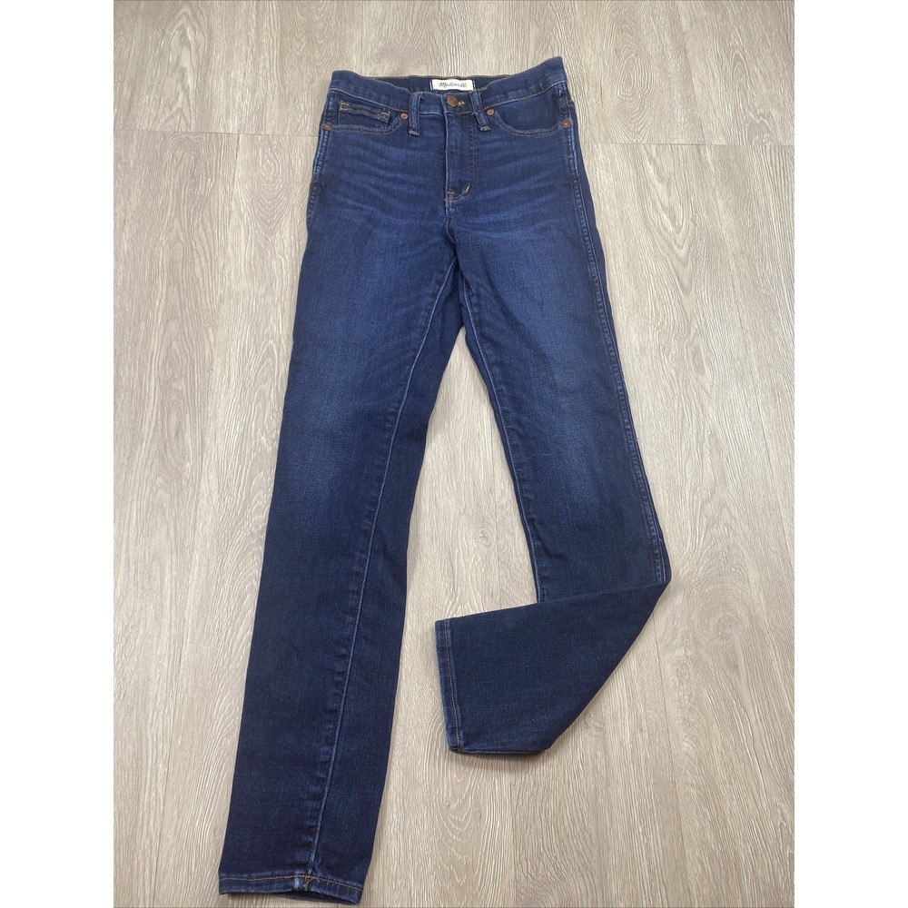 Madewell 10" High Rise Skinny Jeans Women's Size 24 Medium Wash Ankle Length